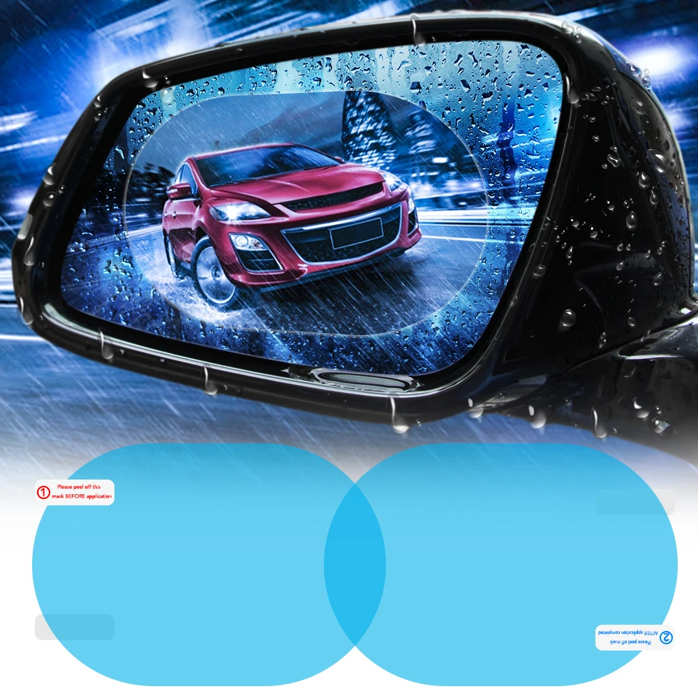2Pcs Car Rear Mirror Anti Fog Protective Film For Ford Focus 2 3 Mondeo Ecosport Kuga Mk4 Fiesta Mustang Mk3 Fusion | Автомобили и