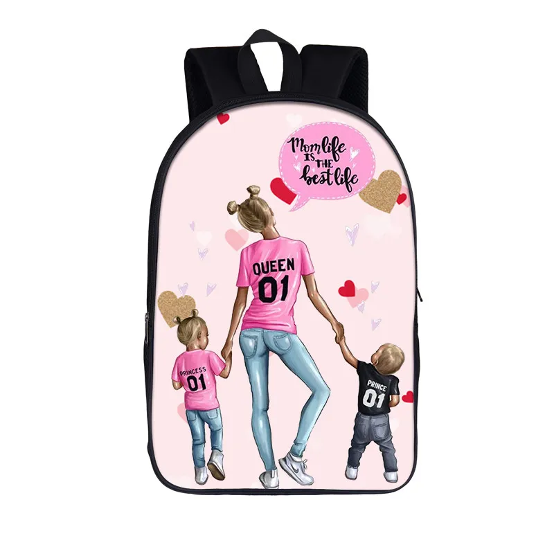 cute cartoon girls / princess backpack great Mom women rucksack children school bags for teenager girls student backpack bookbag 