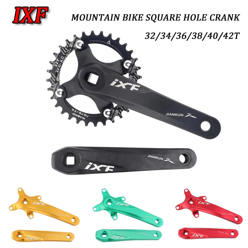 IXF MTB Road Bike Crankset 104BCD 170mm Crank Bicycle Chainset Bottom Brackets