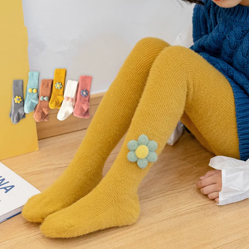 Колготки детские зимние с норковым пухом на возраст от 1 до 7 лет | Мать и ребенок