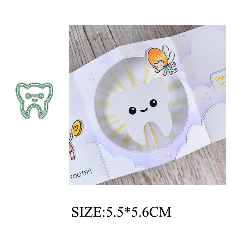 LLove CCraft Tooth Plush новинка 2019 металлические резные штампы Скрапбукинг для создания