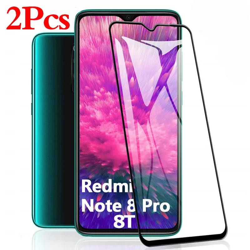 2 шт закаленное стекло для Xiaomi Redmi Note 8 Pro 8Pro 8T Защитная пленка экрана на Note8 Note8T Note8Pro