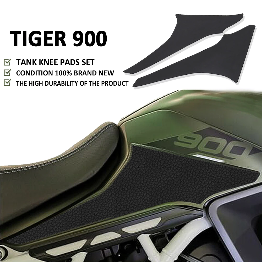 Motorcycle Accessories Tank Knee Pads Set Grip Anti Slip Fuel Tank Protection Stickers Kit Fit For Tiger 900