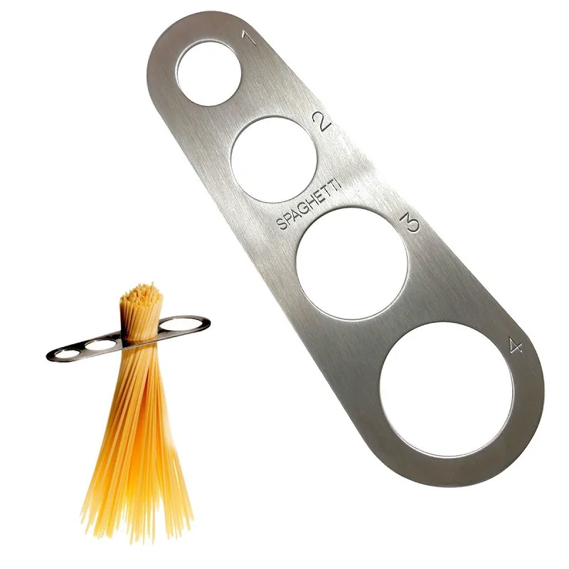 Juan Wen Stainless Steel Spaghetti Measurer Tool Pasta Portion Control Gadgets with 4 Serving Portion Cooking Tool Juan Wen Stainless Steel Spaghetti Measurer Tool Pasta Portion Control Gadgets with 4 Serving Portion Cooking Tool