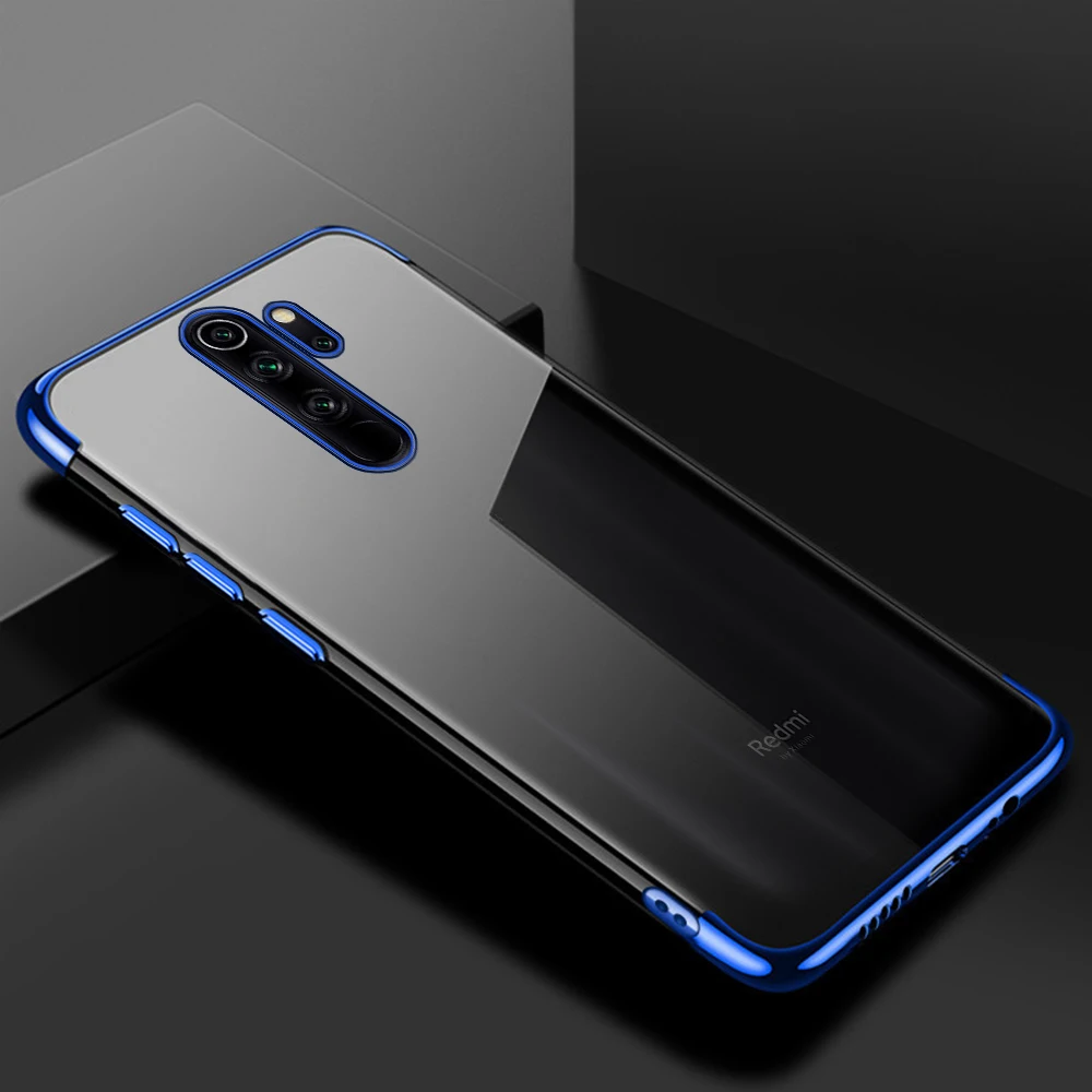 Роскошный кейс из силикона чехол для спортивной камеры Xiao mi Red mi Note 8 7 6 Pro 7A 6 6A K20 Pro Чехол для Xiaomi mi 9 SE 8 A2 A3 Lite 9T CC9 CC9E - Цвет: Blue
