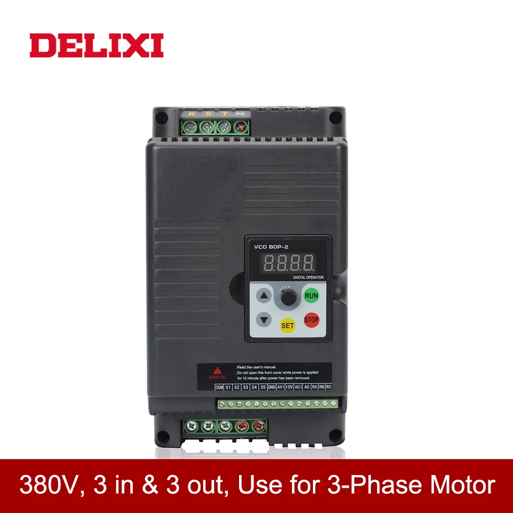 DELIXI DL350 4.0KW инвертор переменной частоты трехфазный 380v вход 380V выход 50Hz/60Hz