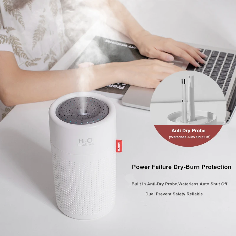 Kaufen 750ml 2000mAh Wiederaufladbare Luftbefeuchter Drahtlose Tragbare Ultraschall Difusor USB Aroma Air Diffusor Ziemlich Schwer Nebel Humidificador