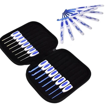 

Set of 16 Crochet Hook Set Smooth Knitting Needles with PU Case New Classical Style Crochet Hook Set Knitting Needles With Case