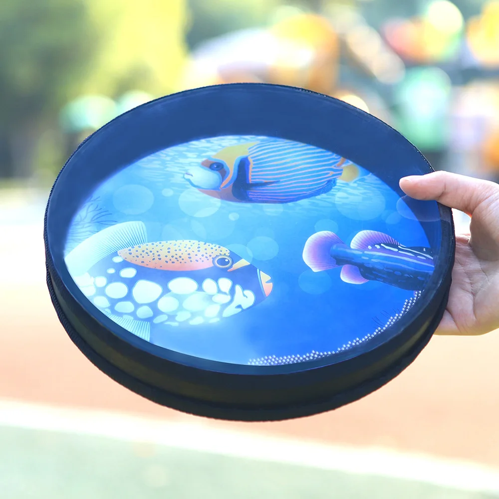 M MBAT Bead Hand Drum Ocean Wave Gentle Sea Sound Musical Instrument Children Percussion For Baby Early Learning Music Equipment