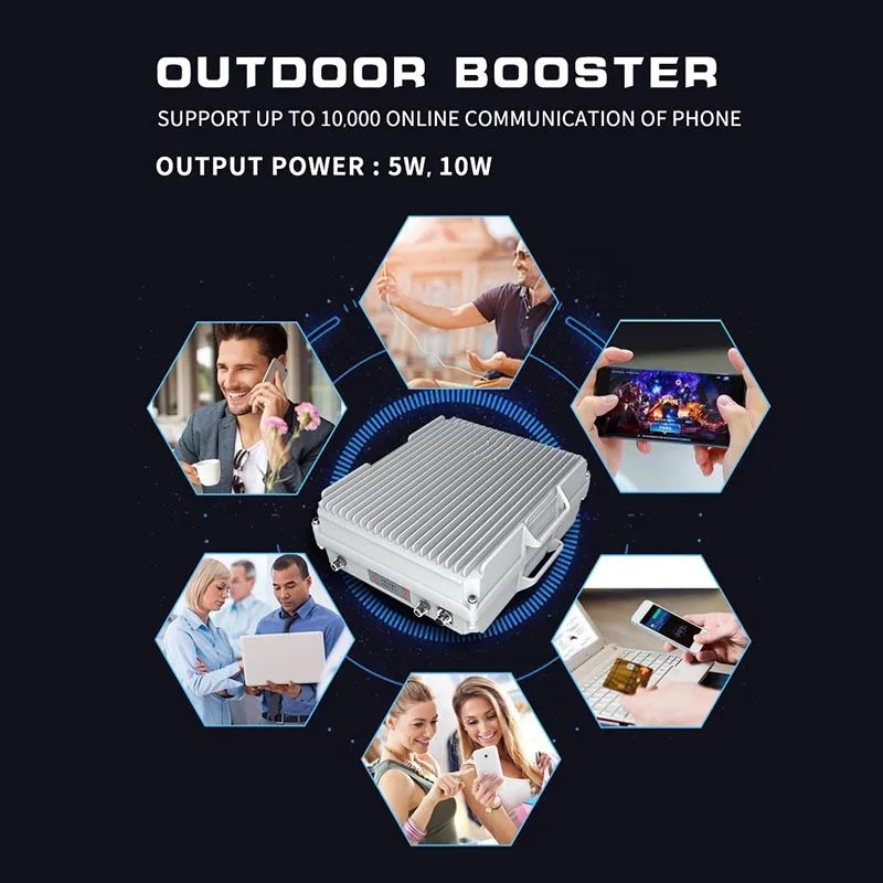 90dB 5W Great Power Multiband 2G 3G 4G Signal