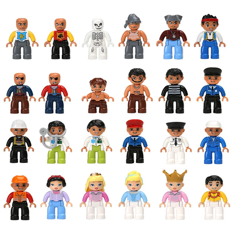 Совместим с конструктором Duplos игрушки для детей фигурки модель куклы