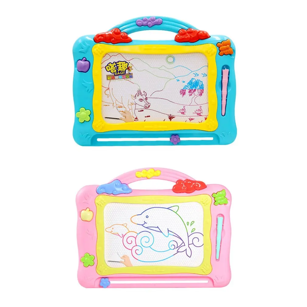 

Big Size Magnetic Drawing Graffiti Board Toys Kids Sketch Pad Doodle Cartoon Painting With Pen Toy Learning Reusable Toy