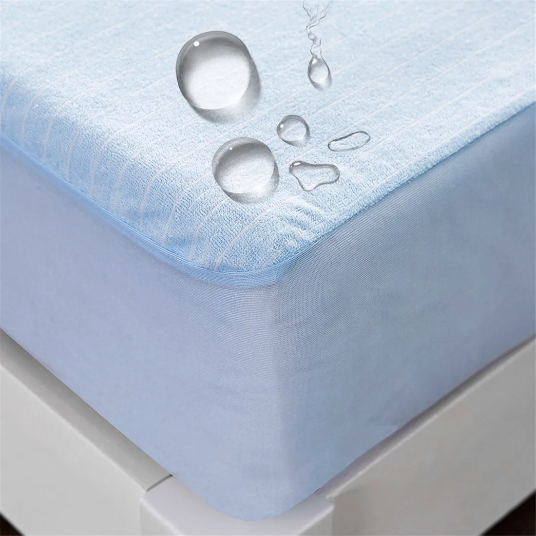 

Queen size fitted sheet water-proof bed sheet mattress protective cover