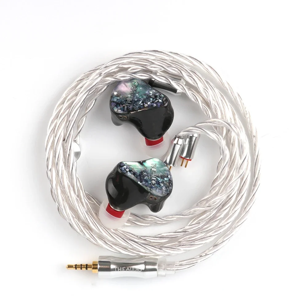 Cabo para Monarch Thieaudio Cabo Litz 5n Occ Prata Chapeado 100 Fio 4 Núcleo Clarividance Iem Est 26awg - Image 2