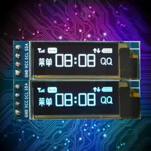 

New 1Pcs 0.91 Inch OLED Display Module White OLED 128X32 LCD LED Display SSD1306 0.91 IIC I2C Communicate For Ardunio Suppl F5B4