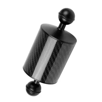 

60mm Carbon Fiber Float Buoyancy Aquatic Arm Dual Ball Floating Arm Camera Underwater Diving Tray Diving Photography Accessories