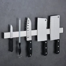 Магнитный держатель кухонных инструментов из нержавеющей стали, хранилище для ножниц, магнитный настенный держатель