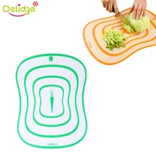 Delidge 4 шт./компл. готовка Антибактериальная разделочная доска пластик Мясо Фрукты морепродукты овощи кухонная разделочная доска
