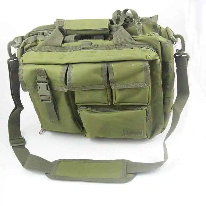 Green Мужские сумки через плечо Molle, уличный спортивный рюкзак 1" 15" для ноутбука, камеры Mochila, Военная Тактическая Сумка для компьютера - Цвет: Green