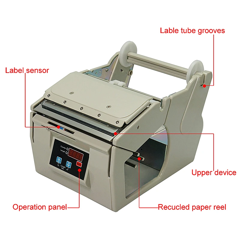  AL X130 electronic label peeling machine 130mm Automatic Label Stripping Dispenser for Self-adhesiv