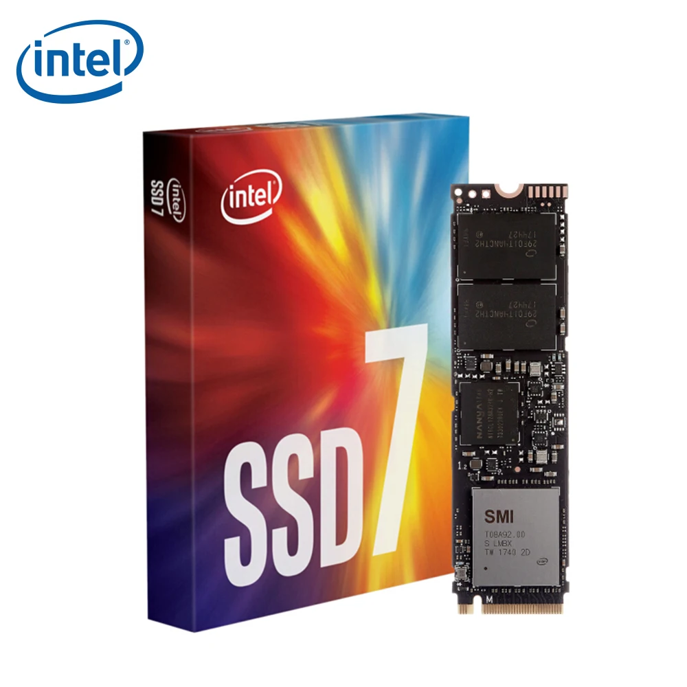 Твердотельный накопитель для ноутбука Intel SSD 760P 128 ГБ NVME TLC m.2 2280 PCIe 3 0x4 ssd 256 512 ТБ 2 |