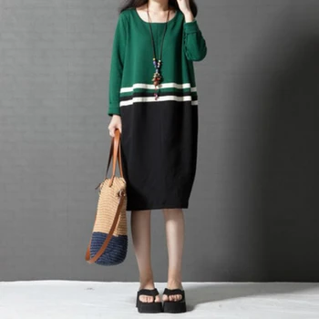 

Maternity Dresses Vintage Style Loose Clothes for Pregnant Women Long Sleeve Dresses Pregnancy Autumn Clothes Dresses