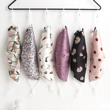 Fashion Women Silk Mask for Face Designer Print Ear Proof Mouth Cover Sunscreen Anti-dust Breathable Masks Washable Reusable