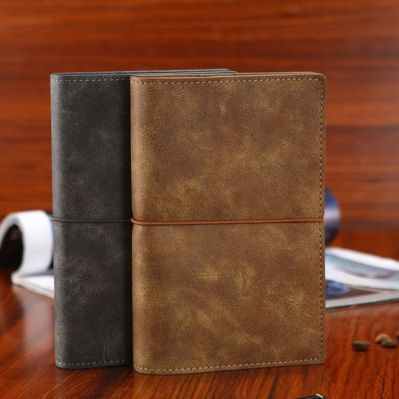 Прямая A5 листовка ретро-повязка ткань креативная ручка книга суб-портативная ручка ing кожаная тетрадь Customiza