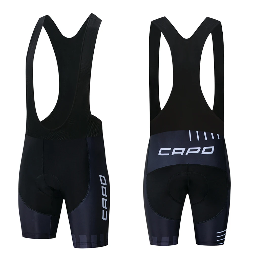 one shorts CAPO Pro Team Новые велосипедные 9D гелевые накладки нагрудник шорты MTB быстросохнущие дышащие мягкие спортивные велосипедная одежда из лайкры - Цвет: one shorts