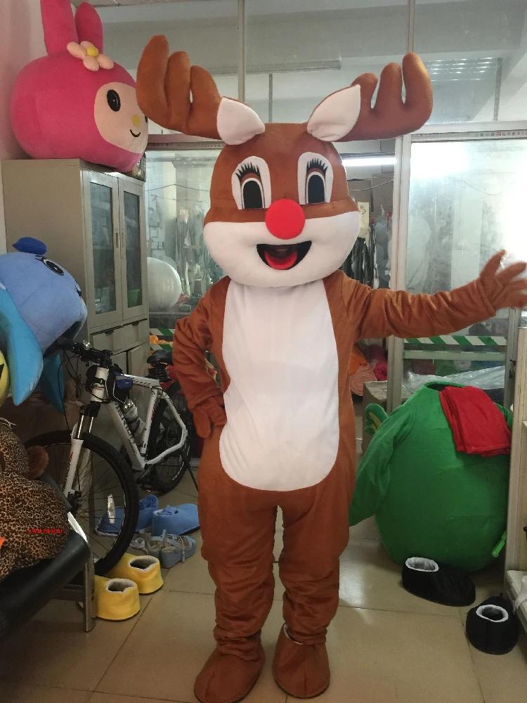 reindeer mascot costume