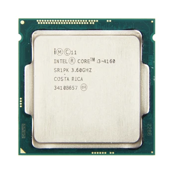 

Used Intel Core i3 4160 Dual Core 3.60GHz Haswell CPU 5 GT/s 3MB SR1PK LGA1150 Processor