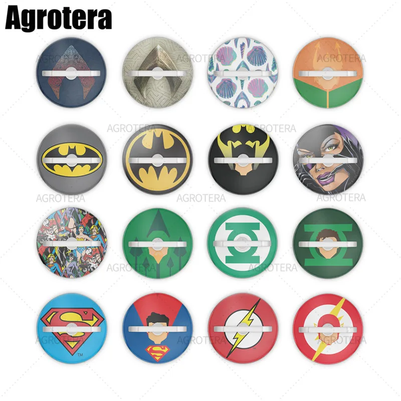 

Agrotera 50 Pieces Phone Holder 360 Rotation Ring Stand Grip Car Mount for Smartphones and Tablets Catwoman Green Arrow Lantern