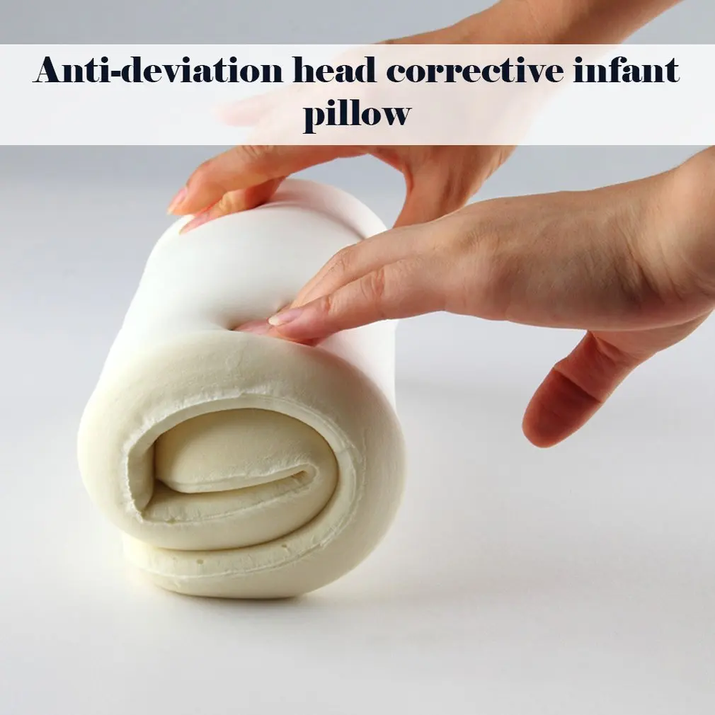 Хлопковая Подушка с эффектом памяти для младенцев, детская подушка с плоской головкой, хлопковая Подушка с эффектом памяти