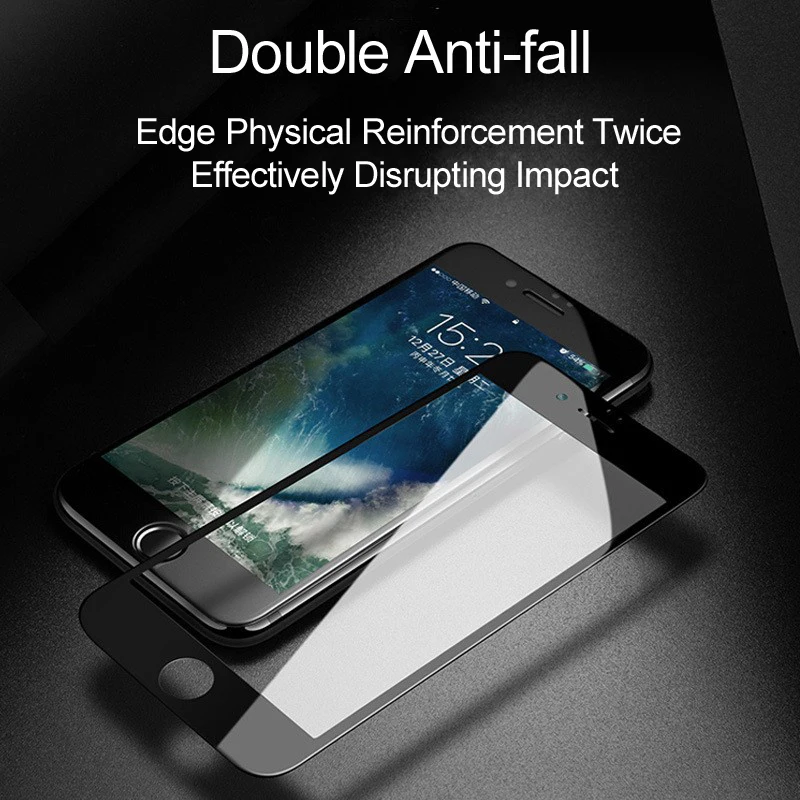 

9H Full Coverage Tempered Glass For Apple iPhone 7 6 6s 8 Plus iPhone X XS Max XR Screen Protector Protective Glass Front Film