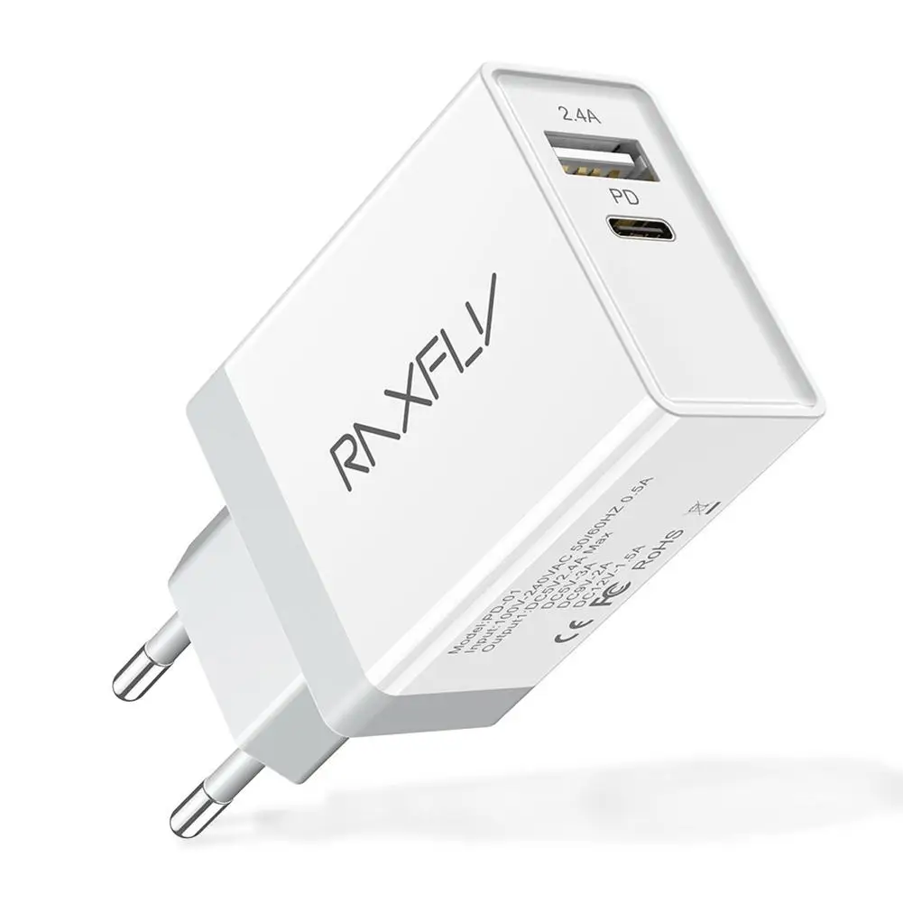 Новое поступление Путешествия 5V 2.4A сдвоенный USB A/C быстрой зарядки стены Зарядное устройство адаптер