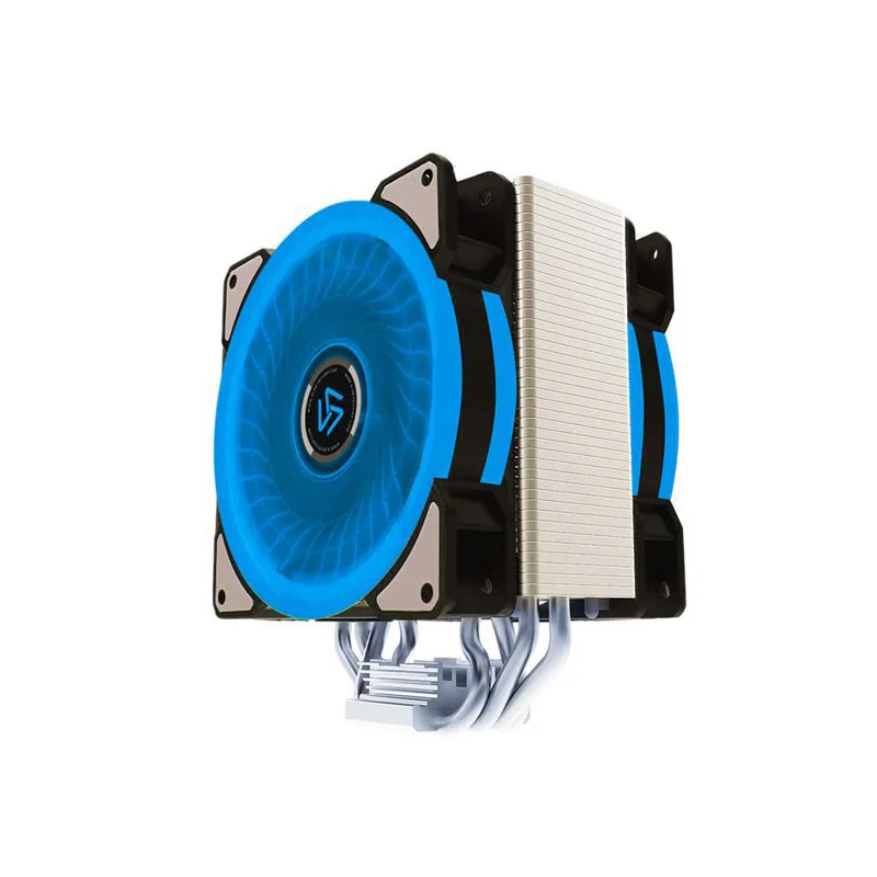 

Dual tower CPU Cooler 2/4 Heat Pipes 2pin RGB Fan for Computer Processor Cooling Fan Cooler for Intel and AMD 2 CPU Cooler Fan