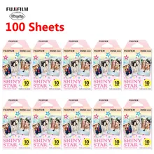 10-100 листов Fuji Fujifilm instax mini 8 9 пленка цветная по краям широкая пленка для камеры моментальной печати mini 8 9 7s 25 50s 90 фотобумага