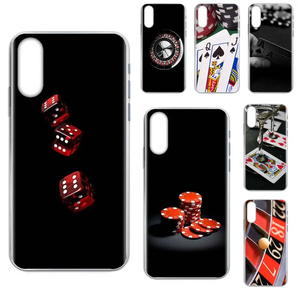 Роскошный мягкий защитный чехол из ТПУ для покерного казино Huawei Honor 10 10i 20 20i 8S lite Y9