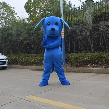 

Blue Dog Mascot Costume Suits Cosplay Party Dress Outfits Clothing Advertising Promotion Carnival Halloween Xmas Easter Adults