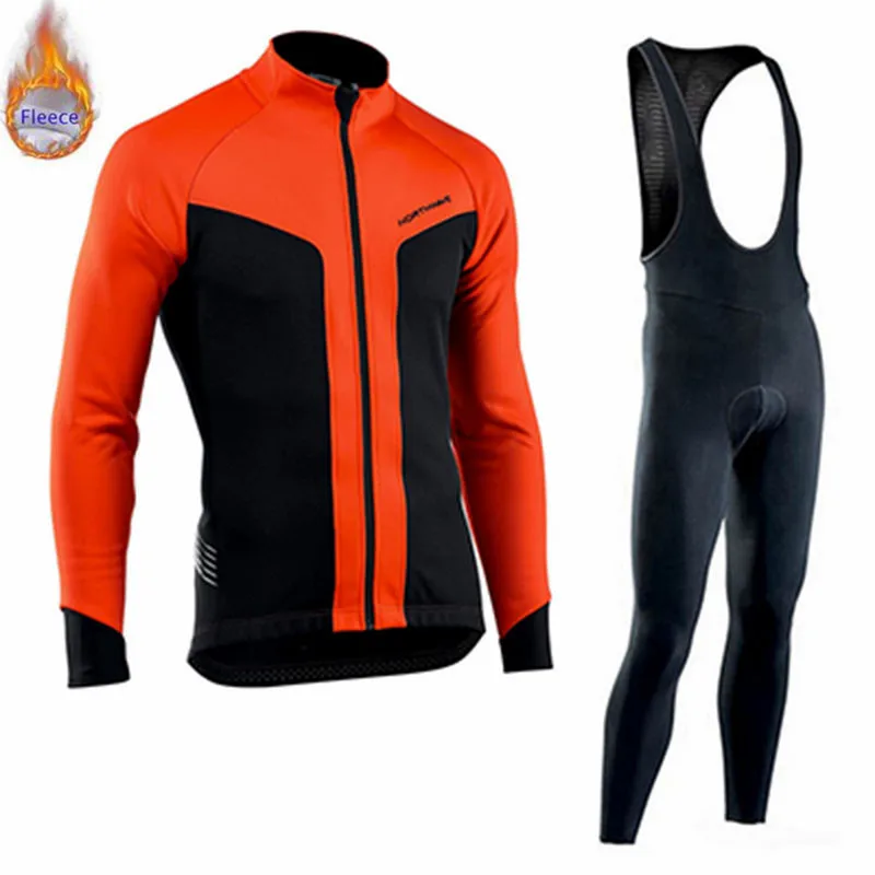Northwave с длинным рукавом roupa de Ciclismo Invierno hombre Термальность флис велосипед велосипедной команды джерси зимний комплект MTB велосипеда Костюмы NW