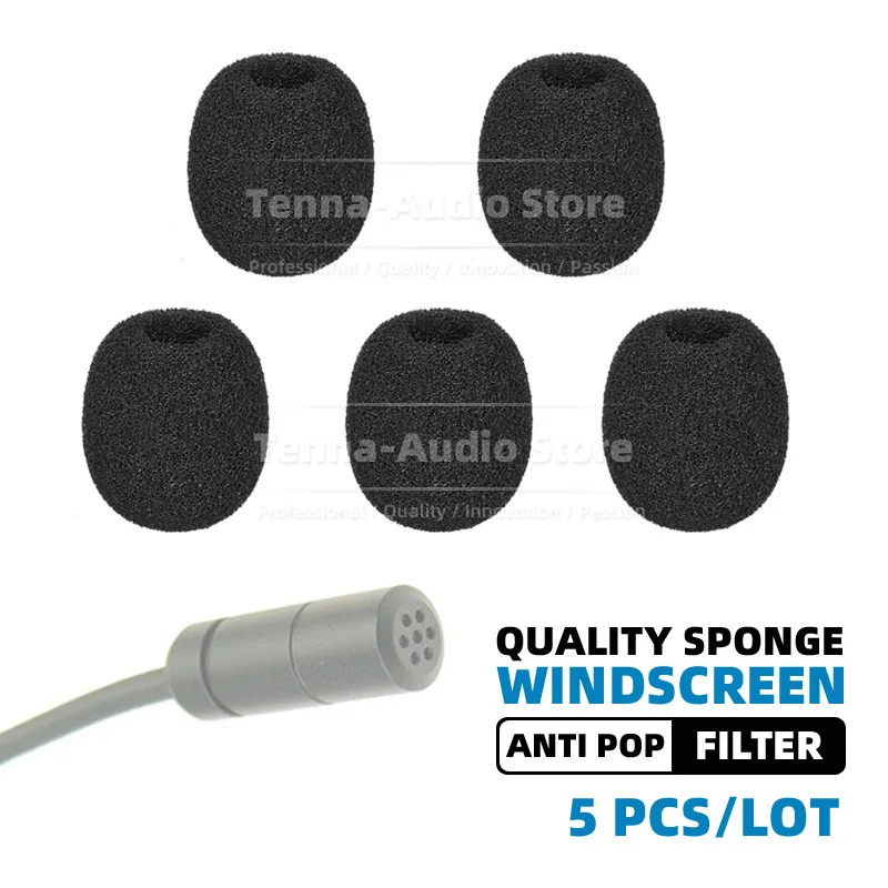 

5 шт., губчатые накладки на ветровое стекло для SONY UWP-V1 UWP V1 V6 D1