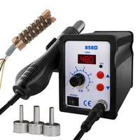 Hot Air Gun 858D BGA Rework Solder Station Blower Hair Dryer Hairdryer Soldering Heat Gun 220V 110V For SMD SMT Welding Repair 1