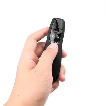 

R400 2.4Ghz USB Wireless Presenter Red Laser Pen Pointer PPT Remote Control With Handheld Pointer Pen For PowerPoint