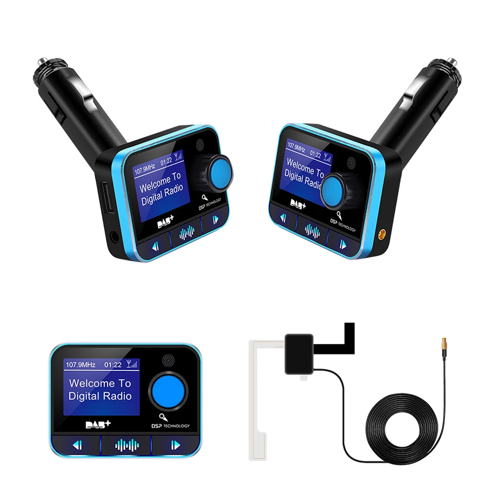 MP3 плеер Автомобильный Bluetooth радио ЖК-экран авто Музыка FM передатчик модулятор DAB цифровой практичный беспроводной адаптер стерео