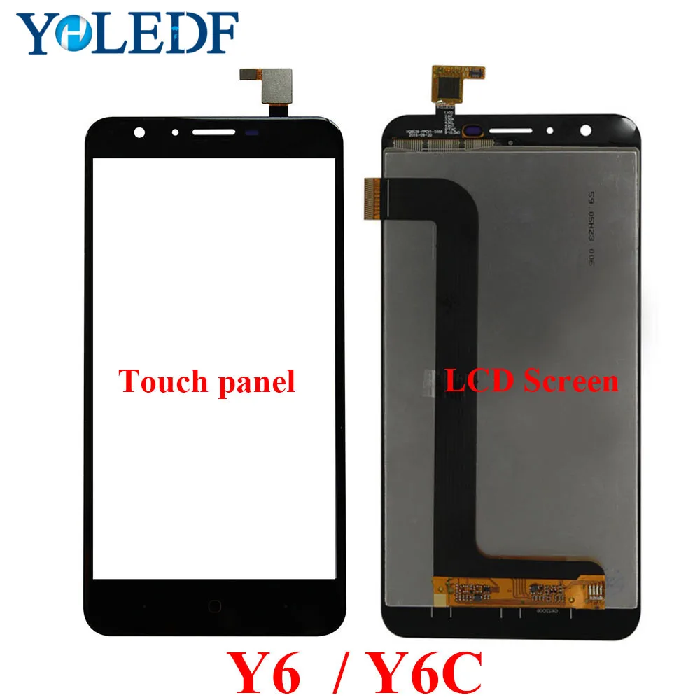 Для DOOGEE Y6 Y6C переднее Сенсорное стекло TP Сенсорная панель запасные части