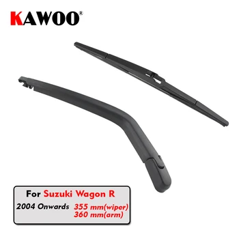 

KAWOO Car Rear Wiper Blade Blades Back Window Wipers Arm For Suzuki Wagon R Hatchback (2004 Onwards) 355mm Auto Windscreen Blade
