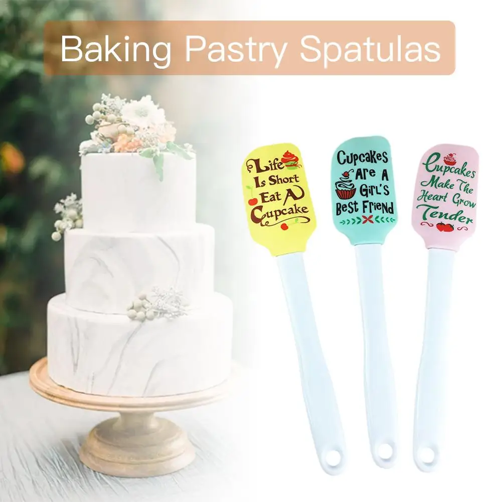  Baking Tools Spatula For Cake Silicone Spatula Baking Pastry Spatula Kitchen Spatula Cream Mixer Ic