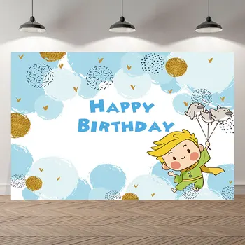 

Seekpro Photography Background simplicity blue balloons Happy birthday party baby shower Backdrop Photo Background Photocall