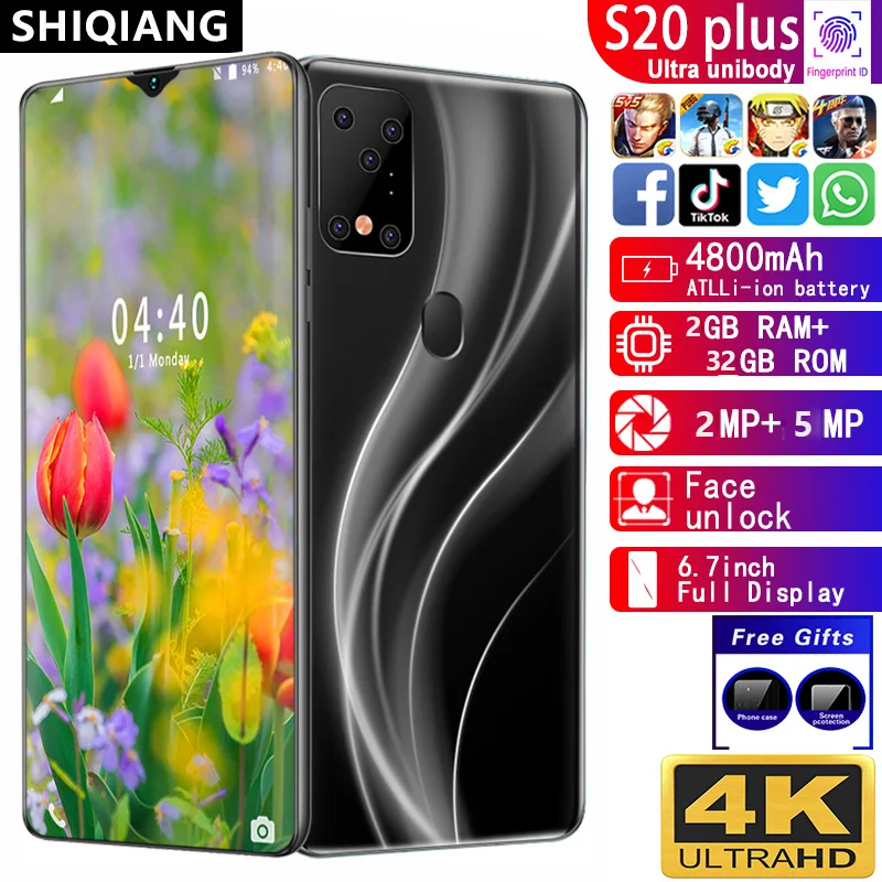 SOYES S20 Plus Mobile Phone 6.7 inch Full Display 32GB ROM 4800 mAh Cellphones Face ID Unlocked Smartphones SOYES S20 Plus Mobile Phone 6.7 inch Full Display 32GB ROM 4800 mAh Cellphones Face ID Unlocked Smartphones