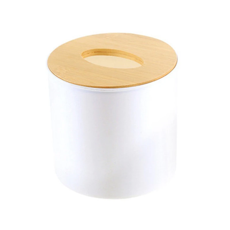 Многофункциональный держатель для салфеток деревянная пластиковая коробка для рулона салфеток бумажная трубка Бытовая коробка для хранения для домашнего офиса рабочего стола